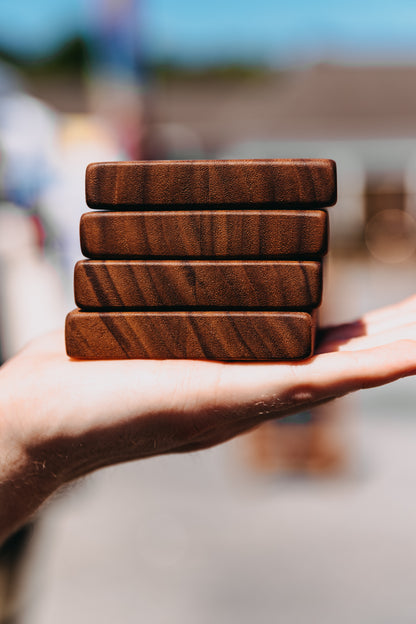 Edge Grain Black Walnut Coaster